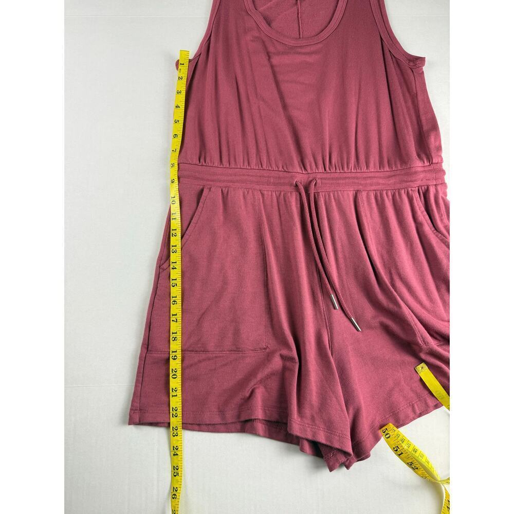 ATHLETA Balance Sleeveless Romper - Berry Rose - L - Picture 4 of 11